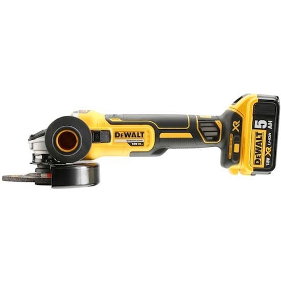 Аккумуляторная шлифмашина DeWalt DCG405M2 18 В, 4 Ач*2, диаметр диска 125 мм