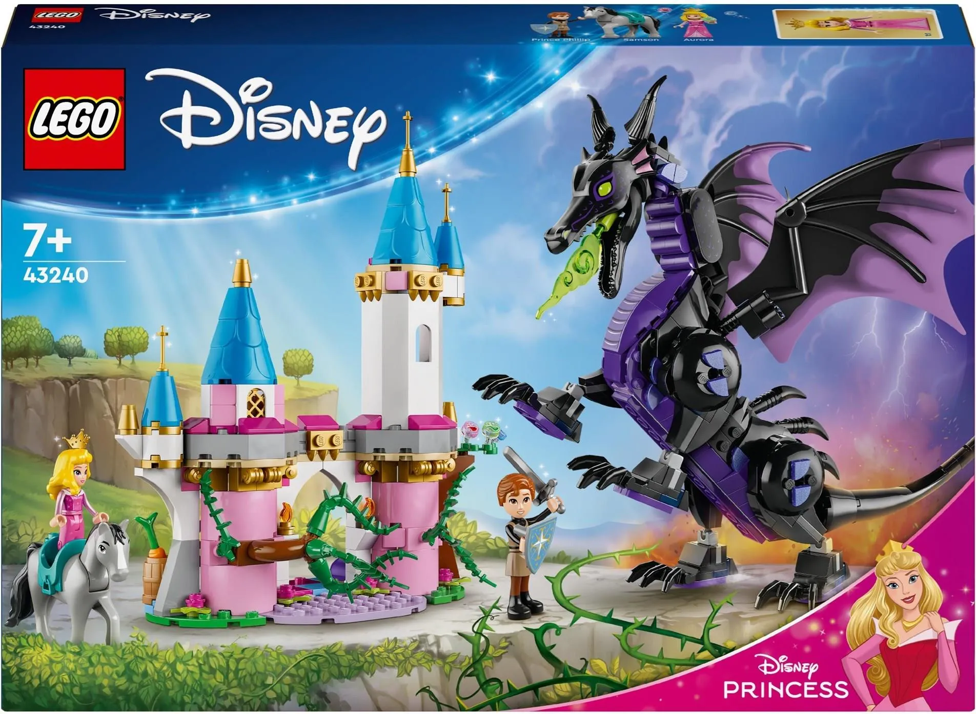 Конструктор LEGO Disney Princess 43240 Дьяболина в образе дракона
