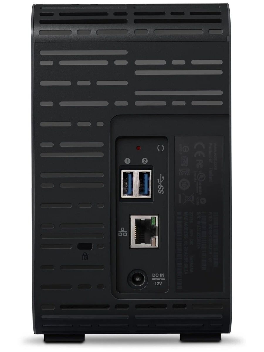 Сетевое хранилище Western Digital My Cloud EX2 6 TB (WDBWAK0060JCH-EEUE)