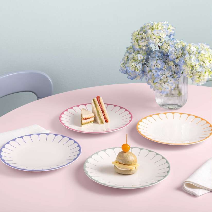 Набор тарелок Villeroy & Boch Fleur Flat plate 1045546000 26.6см 4 шт. Multicolour