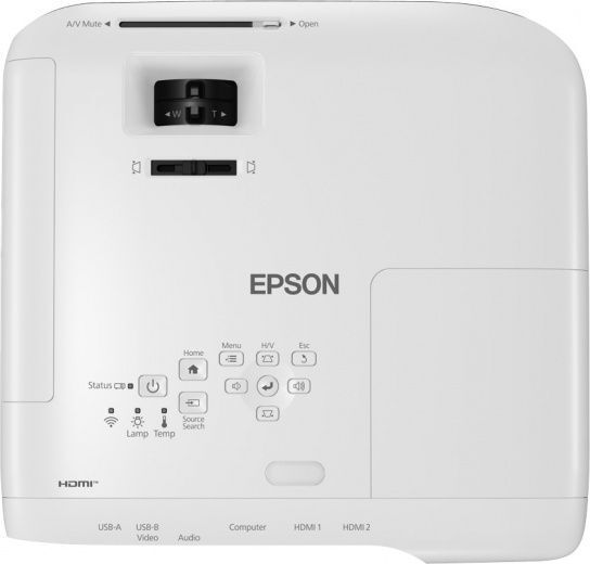 Проектор Epson EB-FH52 1920x1080 (Full HD), 16000:1, 4000 лм, LCD, 3.1 кг