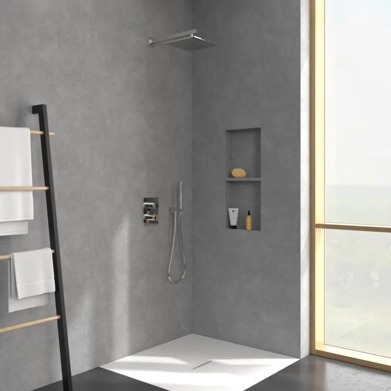 Верхний душ Villeroy & Boch Universal Showers 25×25см квадратный хром TVC00000200061