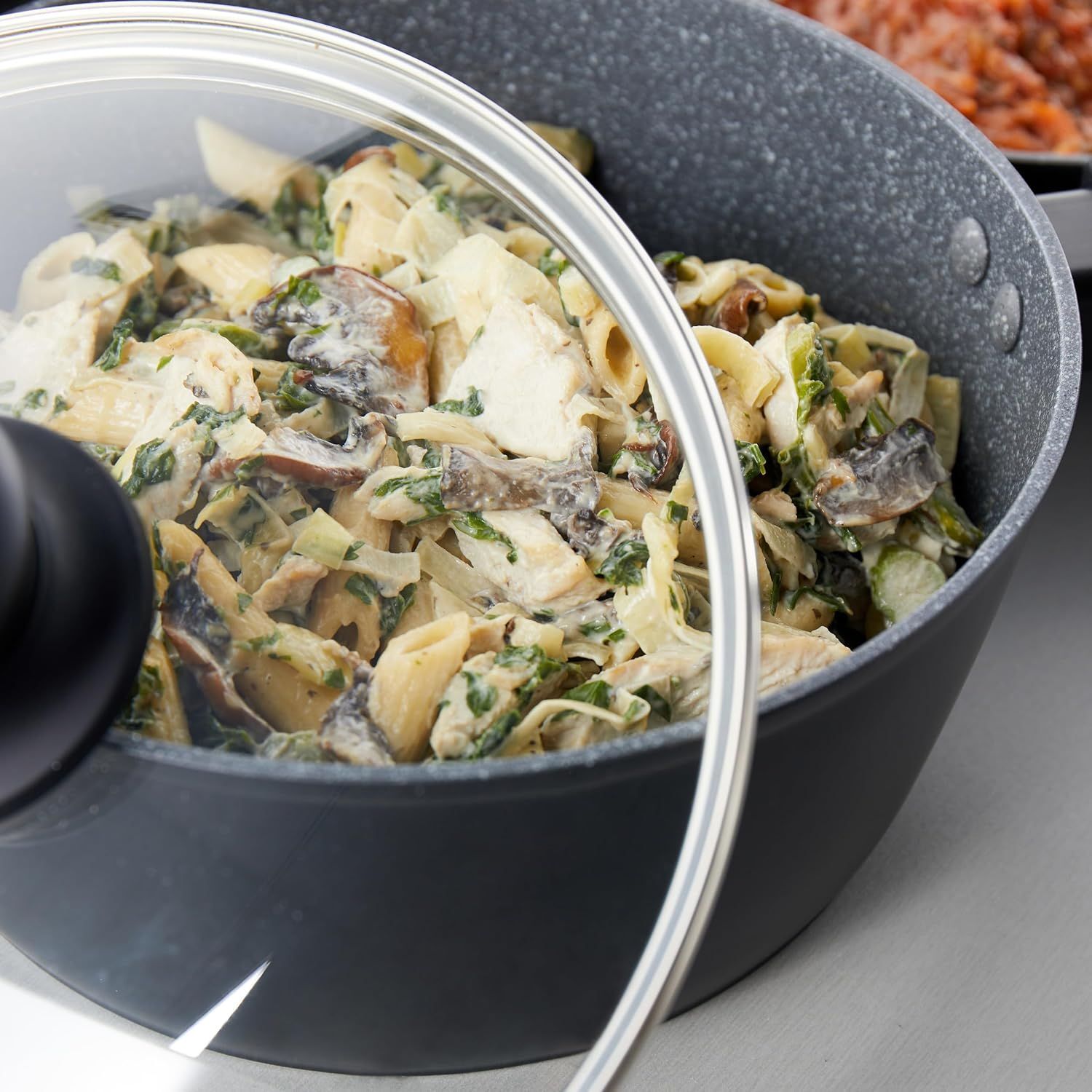 Набор кастрюль и сковородок Russell Hobbs RH02814EU7 5 предметов, 20/24 см сковороды и 16/18/20 см кастрюли, металлический мрамор, алюминий