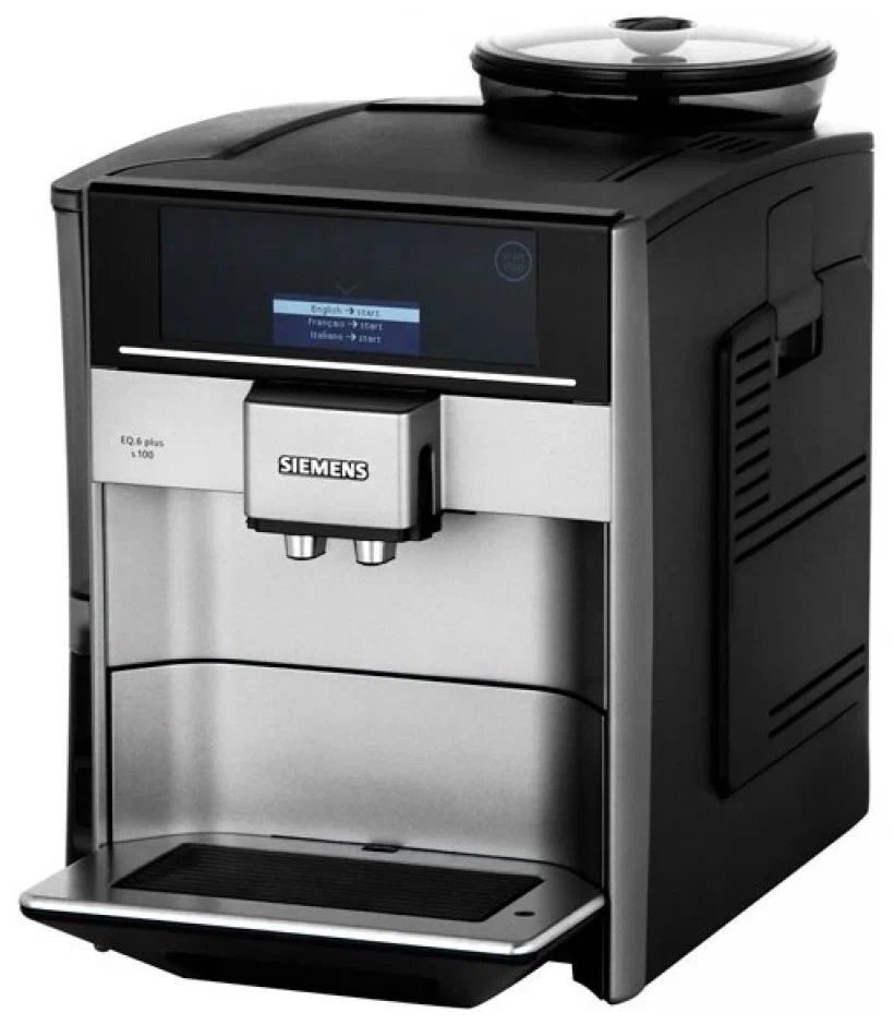 Кофемашина Siemens TE651209RW EQ.6 plus s100, серый