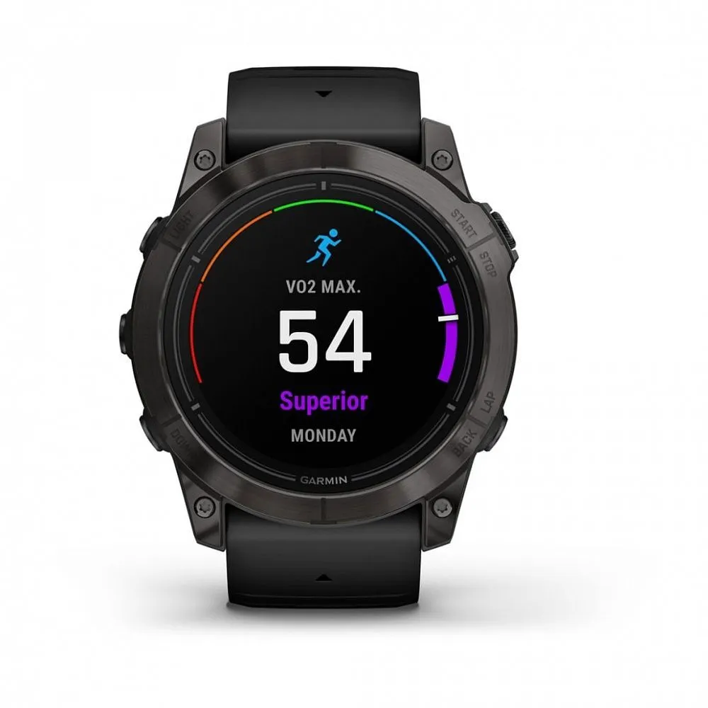 Часы Garmin Epix 2 Pro 51mm Sapphire Carbon Grey Black Band (010-02804-01)