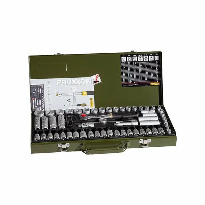 Компактный набор с трещоткой 3/8", 65 поз. 23112 Proxxon