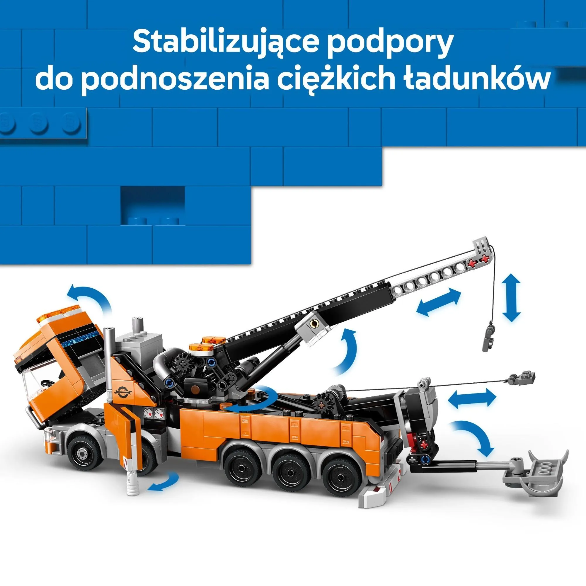 Конструктор LEGO City 60467 Буксировщик с краном