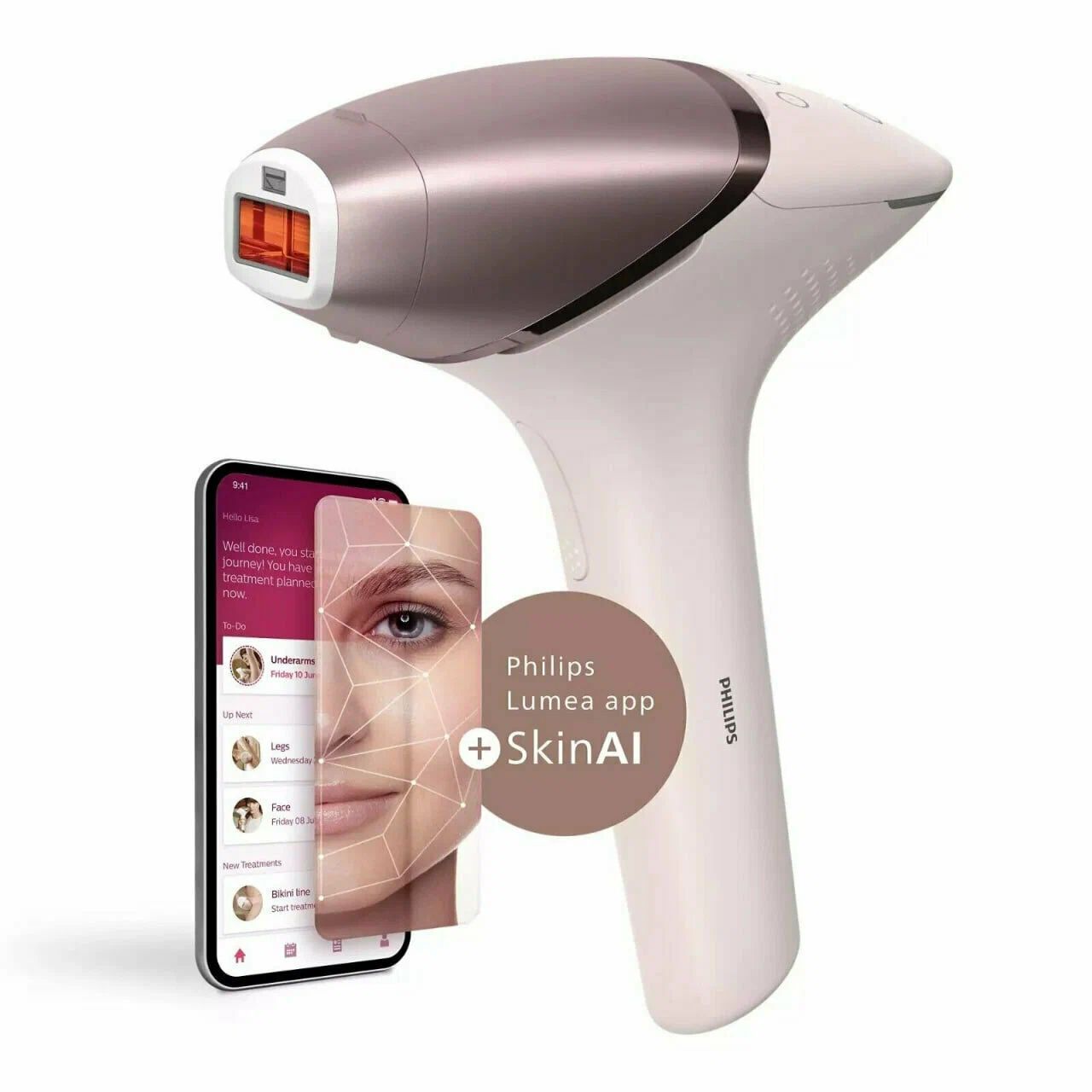 Эпилятор Philips Lumea 9900 BRI977/00 SenseIQ IPL