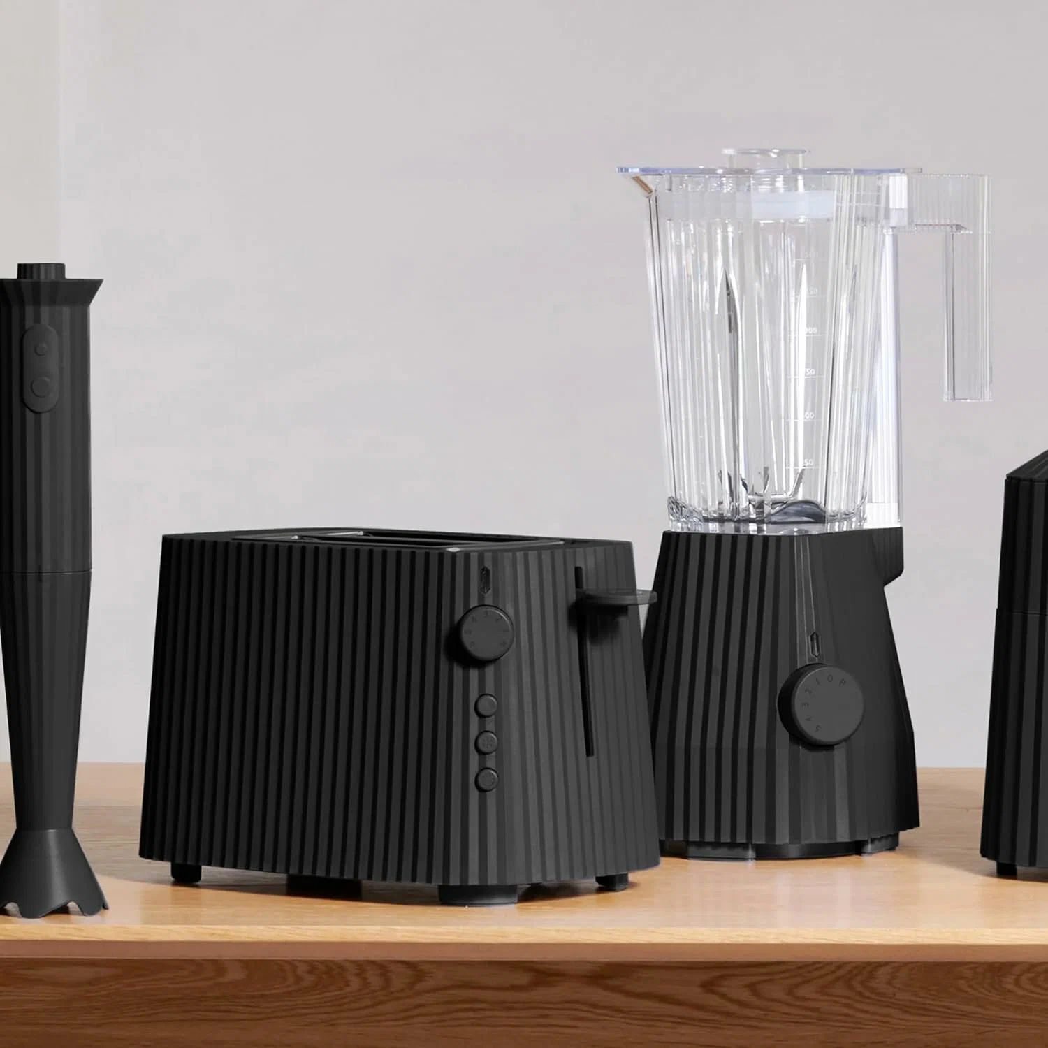 Тостер Alessi MDL08, черный