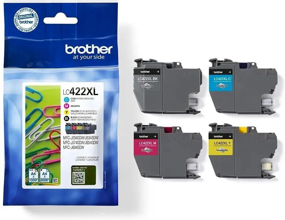 Картриджы Brother LC-422XLVALDR CMYK 4 цвета