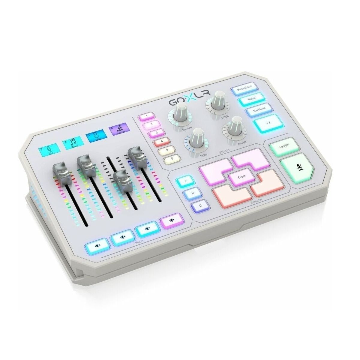 Внешняя звуковая карта TC-Helicon Go XLR, белый