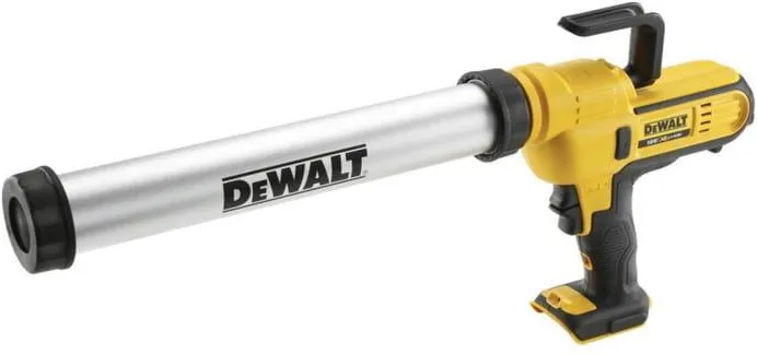 Пистолет для силикона и герметика 18V 300–600 мл DeWalt DCE580N + аккумулятор 5Ah DCB184