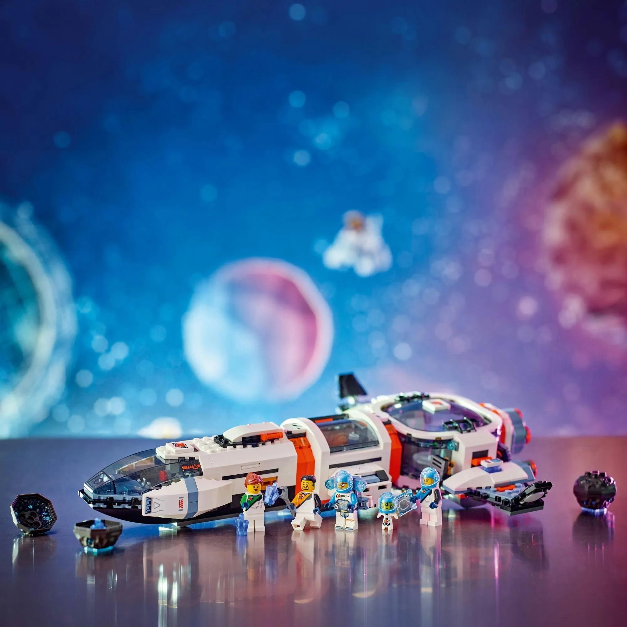 Конструктор LEGO City 60446 Модульный галактический космический корабль