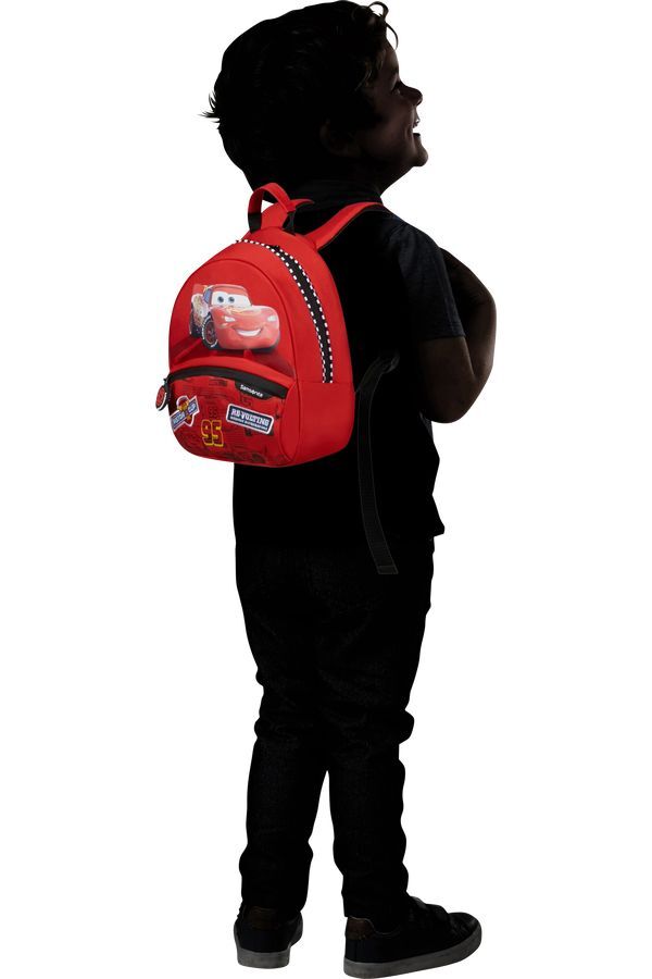Чемодан-каталка + Рюкзак S Samsonite CARS 1 148043-4429 30 л +7л Cars