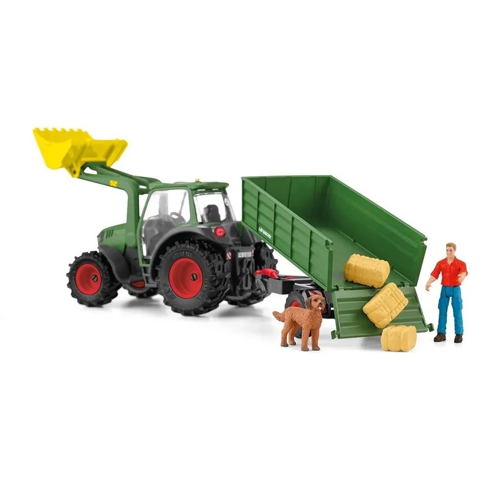 Набор Schleich FARM WORLD - Трактор с прицепом 42608