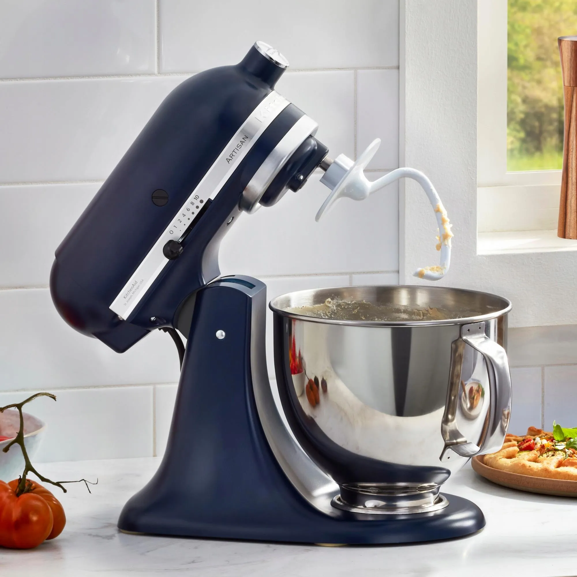 Планетарный миксер KitchenAid Artisan 5KSM125EIB, тёмно-синий