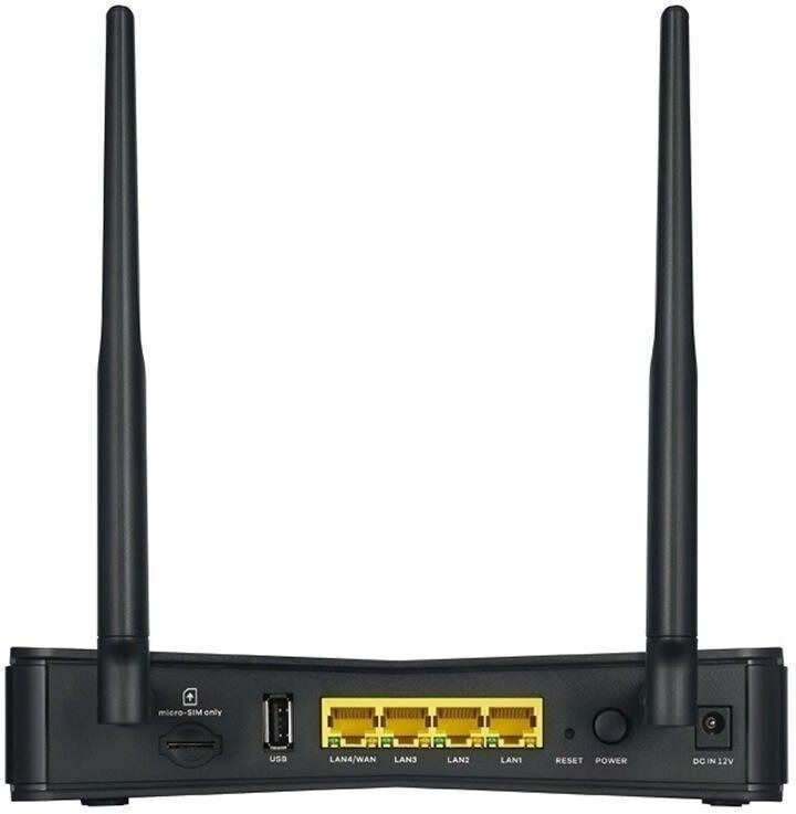 Wi-Fi роутер ZYXEL LTE3301-PLUS, черный