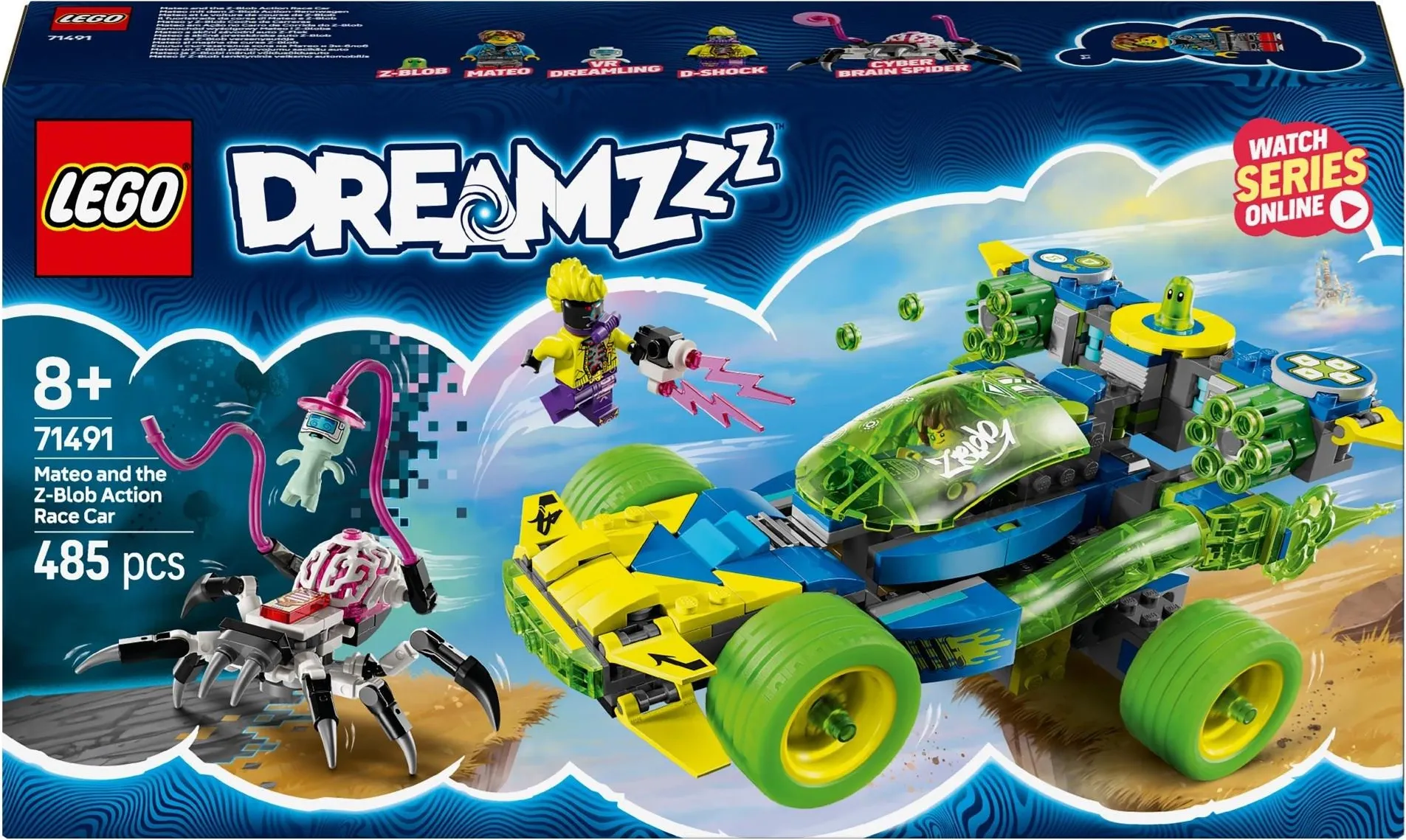 Конструктор LEGO DREAMZzz 71491 Гоночный автомобиль Матео и Зи-Блоба