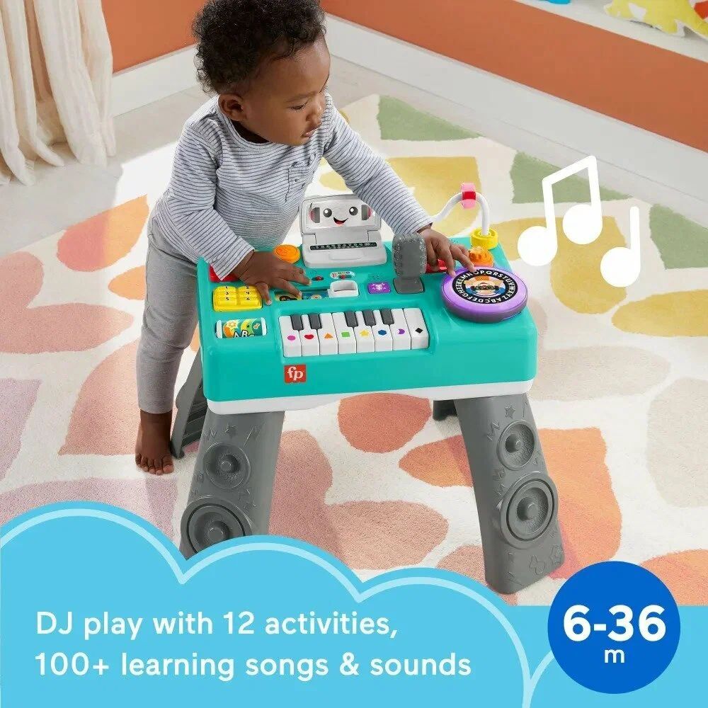 Музыкальный детский стол Fisher-Price Mix & Learn DJ Table