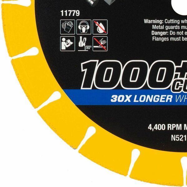 Алмазный диск отрезной по металлу 355x25 DeWalt DT40257-QZ