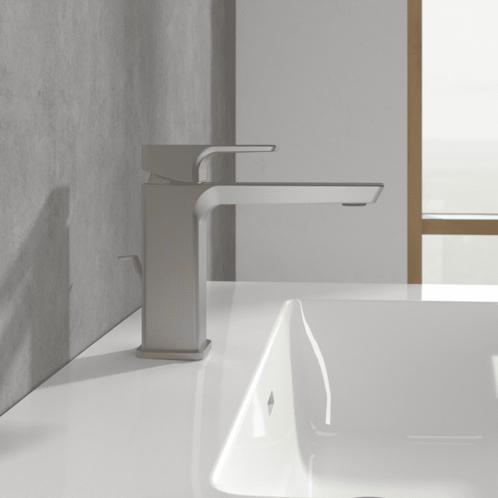 Смеситель для раковины Villeroy & Boch Subway 3.0 AquaSmart матовый никель