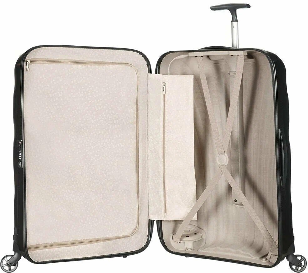 Чемодан Samsonite C-Lite, 86 см, 144 л, размер XXL, черный