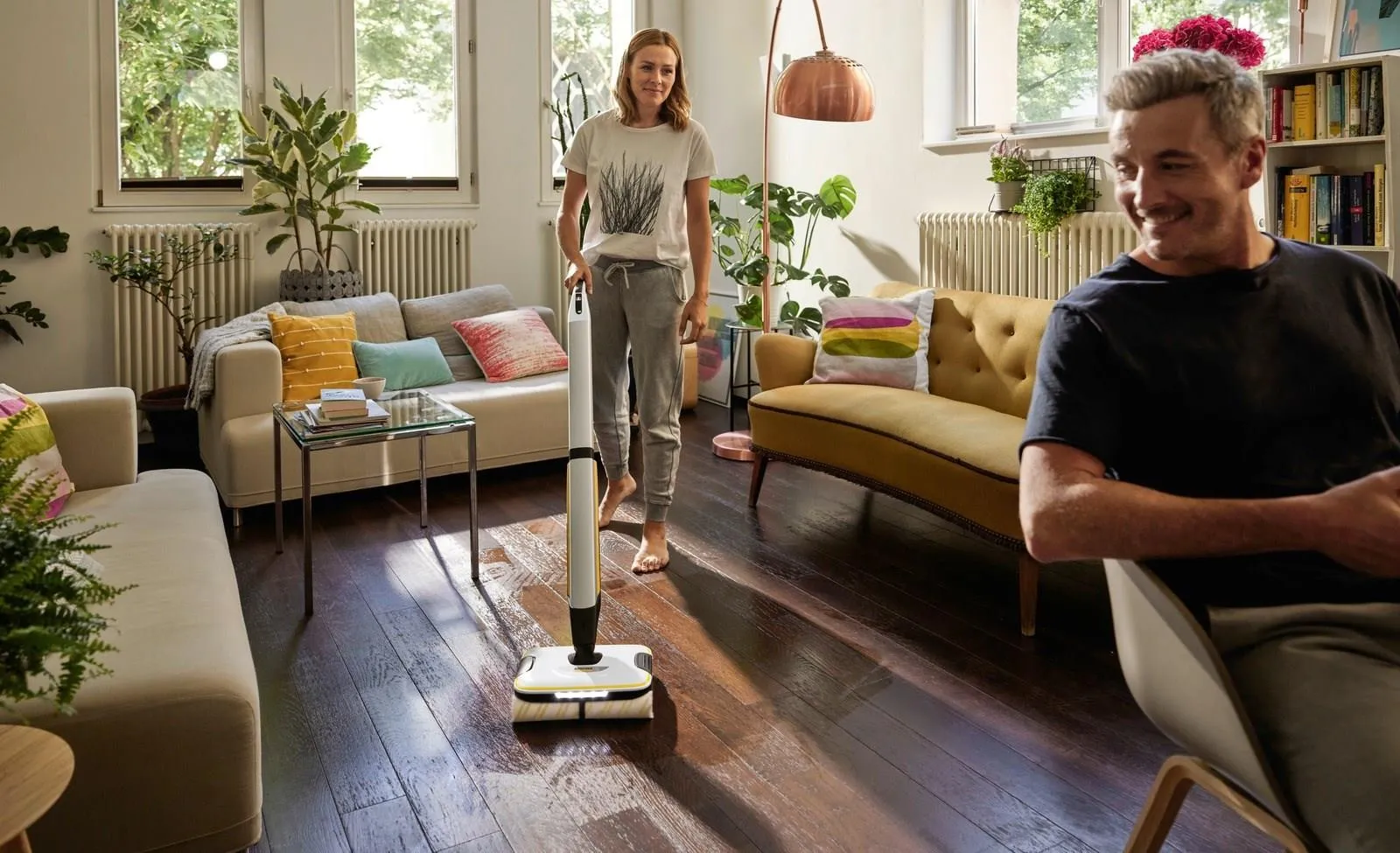 Электрическая швабра KARCHER FC 7 Cordless Plus Stone 1.055-716.0