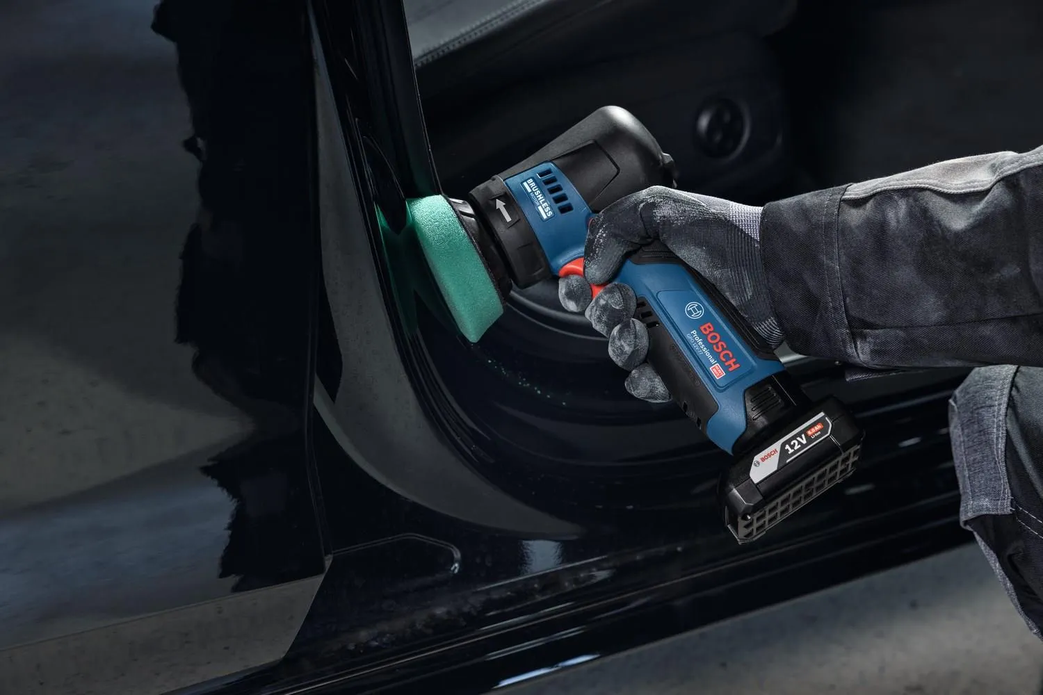 Эксцентриковая шлифовальная машина аккумуляторная Bosch GEX 12V-77 Professional 06019L2100
