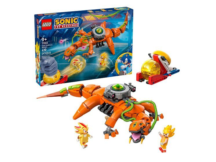 Конструктор LEGO Sonic The Hedgehog 77003 Супер Шэдоу против Биоящера