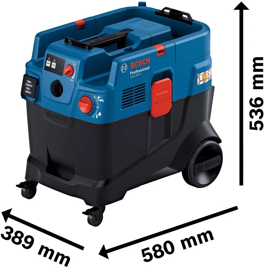 Пылесос класса M Bosch GAS 400 A Professional 06019M0020