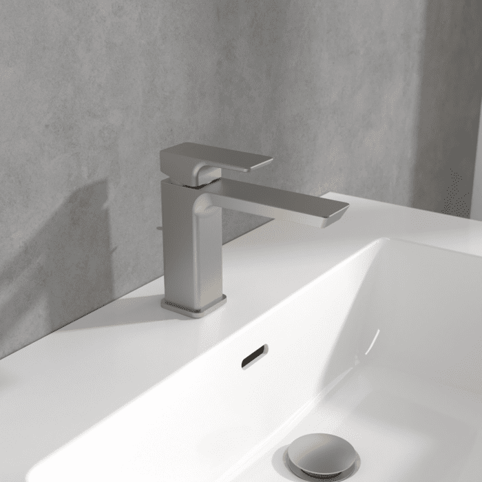Смеситель для раковины Villeroy & Boch Subway 3.0 AquaSmart матовый никель
