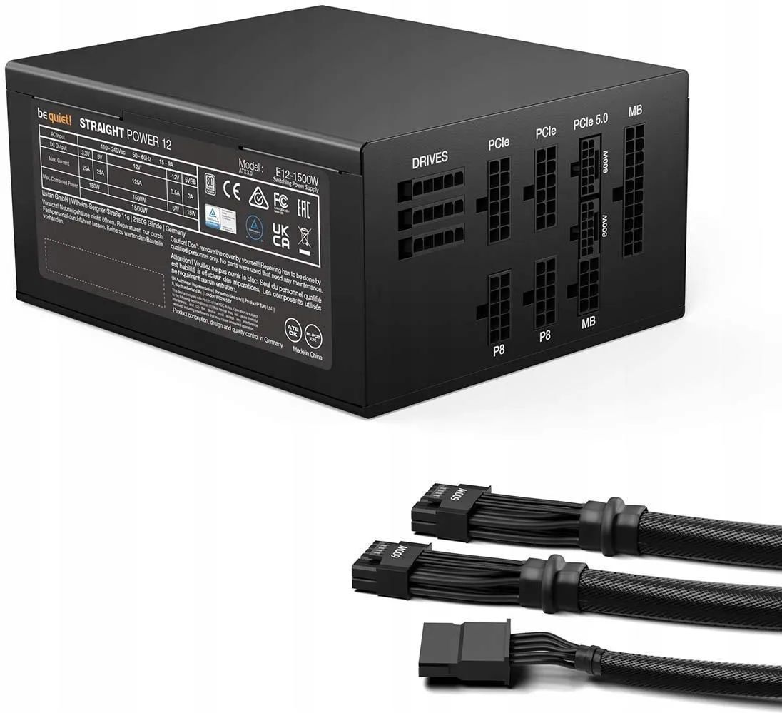 Блок питания BE Quiet! Straight Power 12 1500W Platinum ATX3.0 BN340