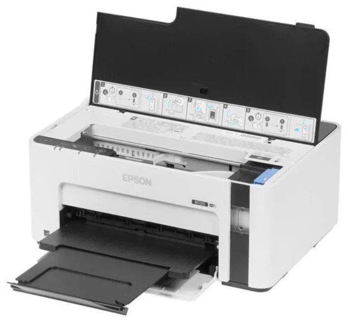 Принтер струйный Epson M1120, ч/б, A4, серый/черный