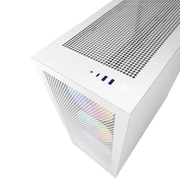 Корпус NZXT H7 Flow RGB Window Mini-ITX, Micro-ATX, ATX White (CM-H71FW-R1)