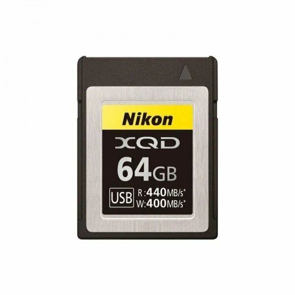 Карта памяти Nikon MC-XQ64G XQD 64Gb (440/400 MB/s)