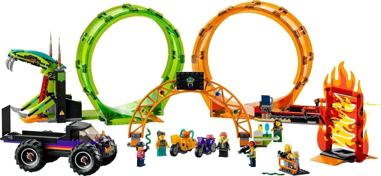 LEGO City 60339 Арена трюков с двумя петлями
