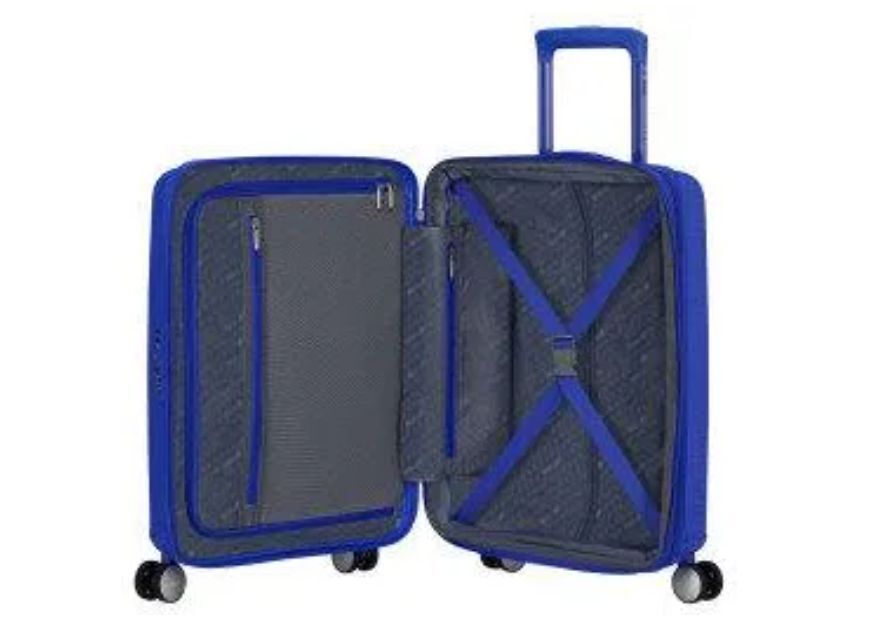 American Tourister Soundbox Чемодан увеличенный 55 см, синий