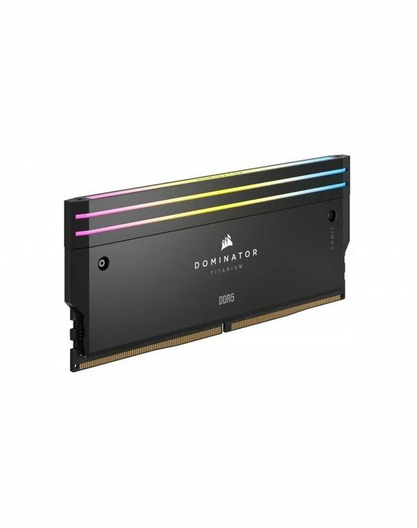 Оперативная память Corsair DOMINATOR TITANIUM RGB 32 ГБ (2x16 ГБ) DDR5 6400 МГц, черный 2x16 ГБ (CMP32GX5M2B6400C32)