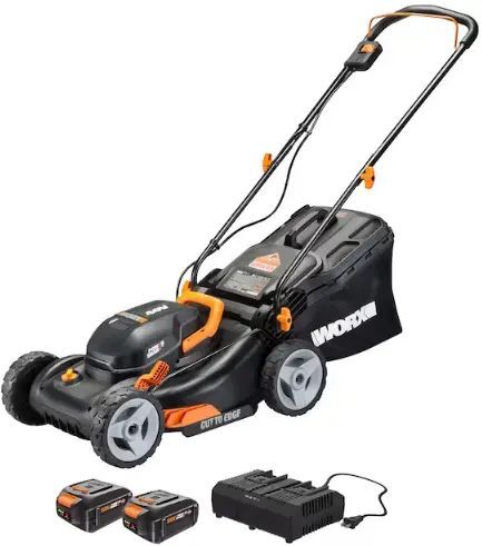 Аккумуляторная газонокосилка Worx Wg737E