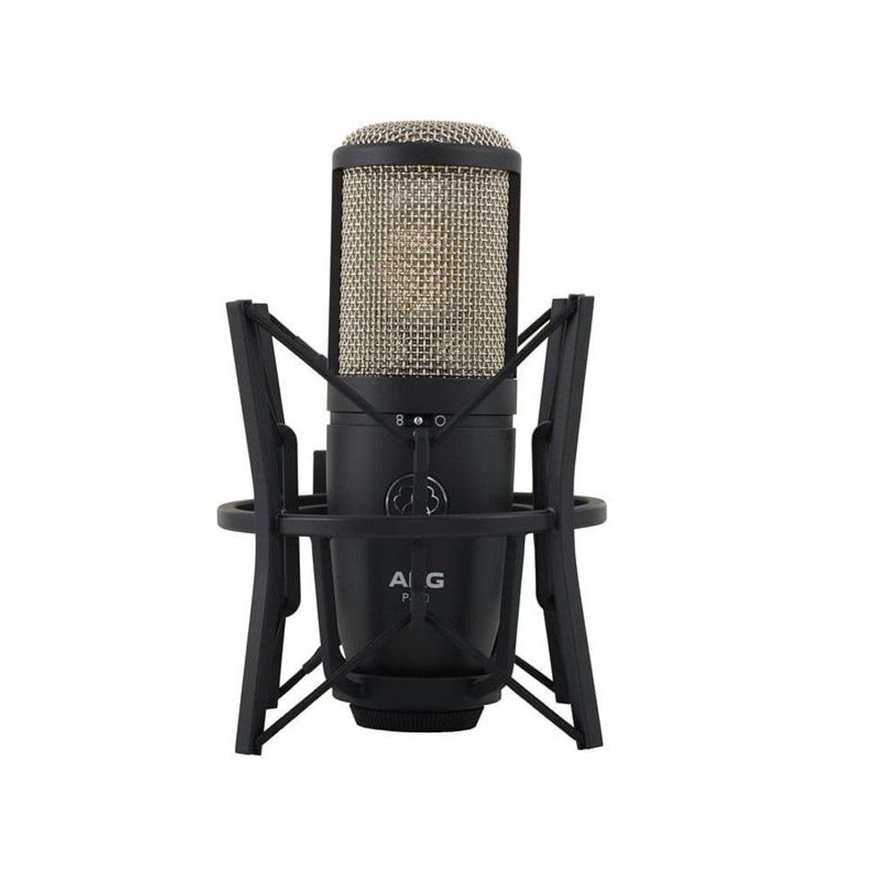 Микрофон проводной AKG P420, разъем: XLR 3 pin (M), черный