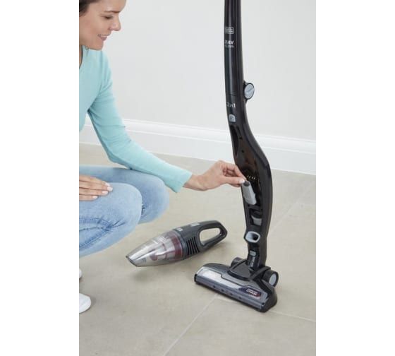 Вертикальный аккумуляторный пылесос 21.6 Вт 2 Ач BLACK+DECKER SVB620JW
