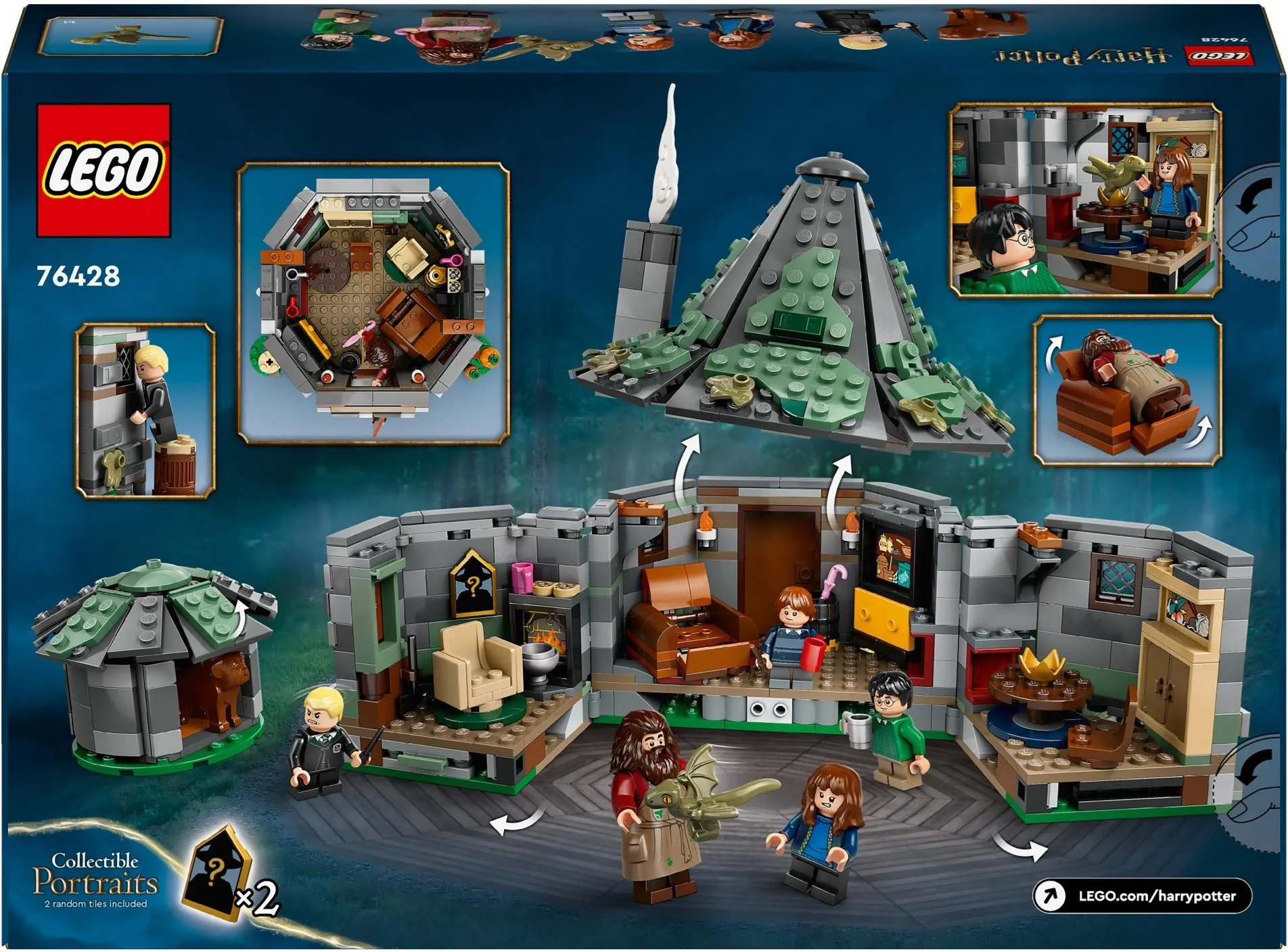 Конструктор LEGO Harry Potter 76428 Хижина Хагрида: неожиданный визит