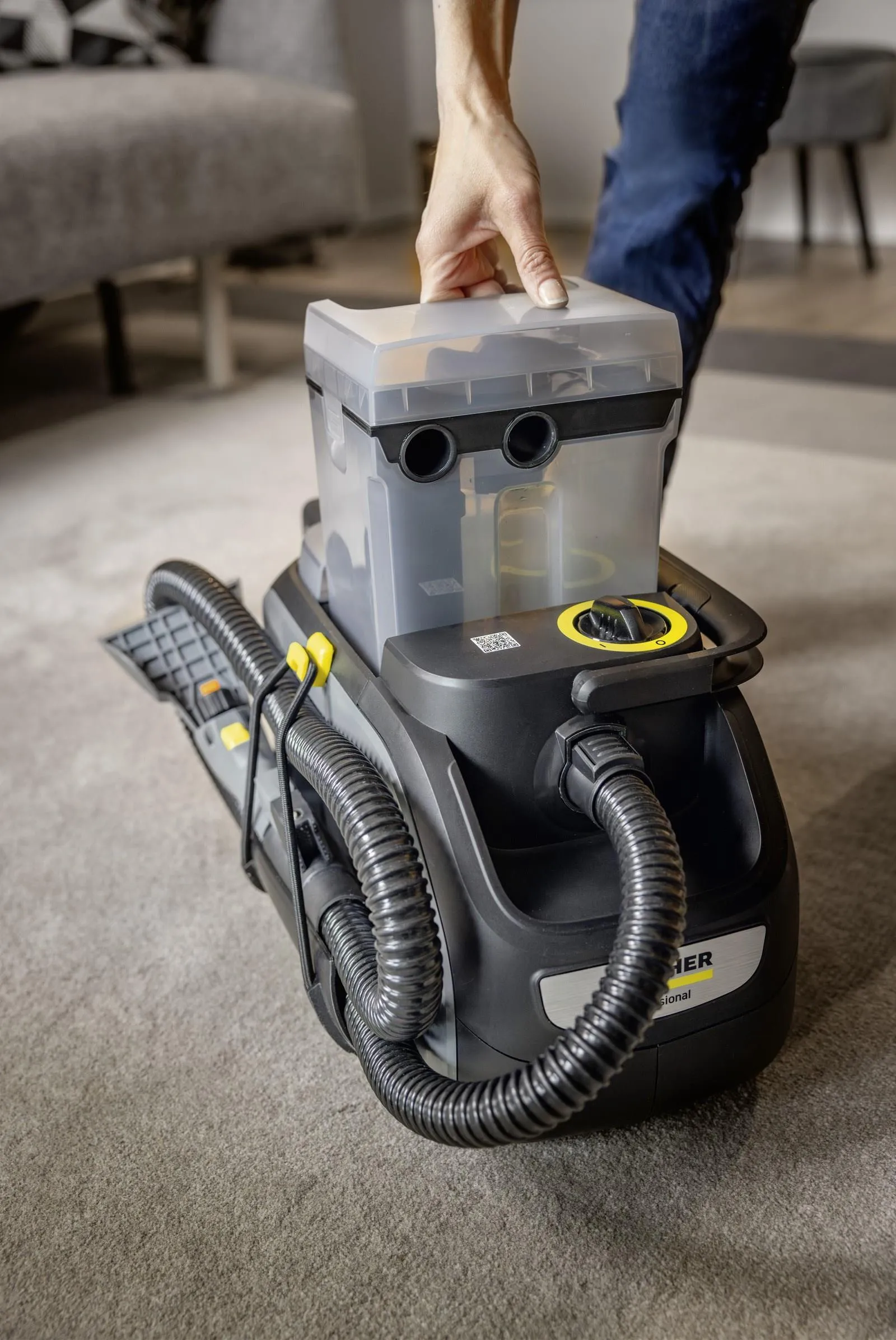 Аккумуляторный моющий пылесос KARCHER Puzzi 2/1 Bp 1.101-750.0