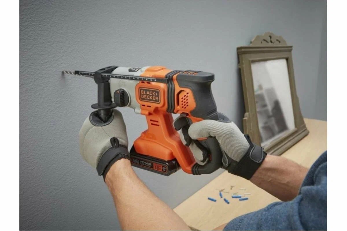 Перфоратор аккумуляторный BLACK+DECKER BCD900B, без аккумулятора