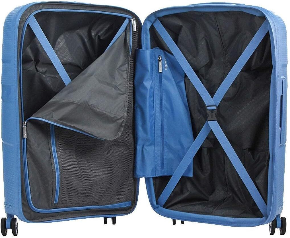 Чемодан American Tourister Spinner EXP TSA Star Vibe Tranquil Blue 67л