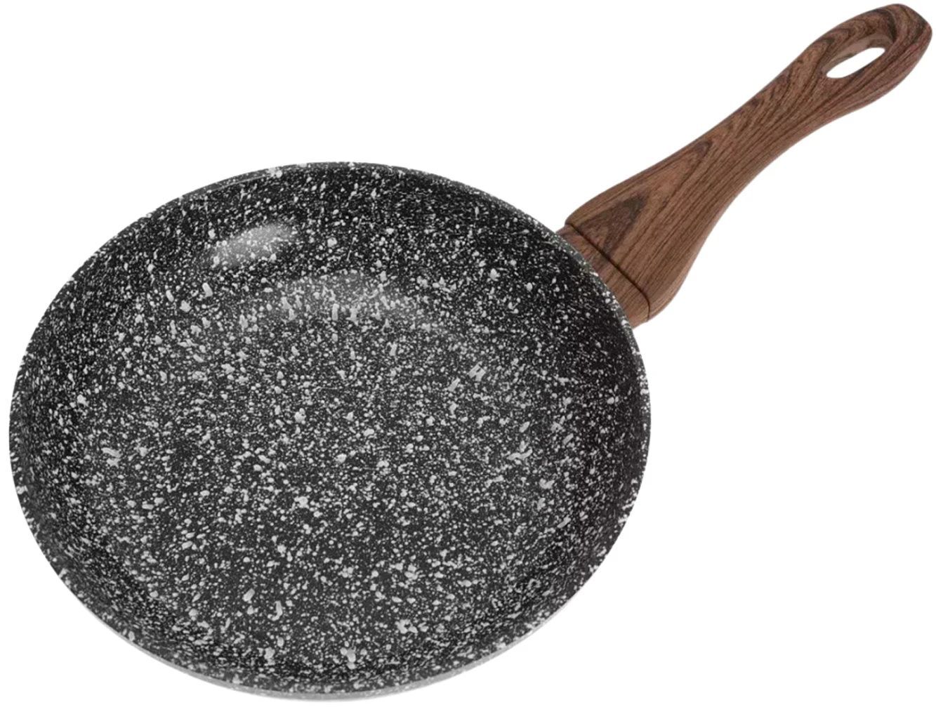 Набор из 3 сковородок Kinghoff 20/24/28 см, гранит Wood (Kh1030)