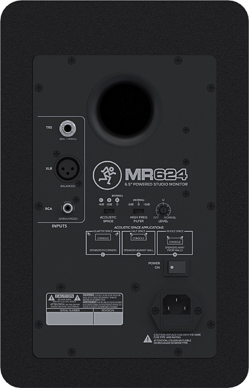 Полочная акустическая система Mackie MR624 1 колонка черный