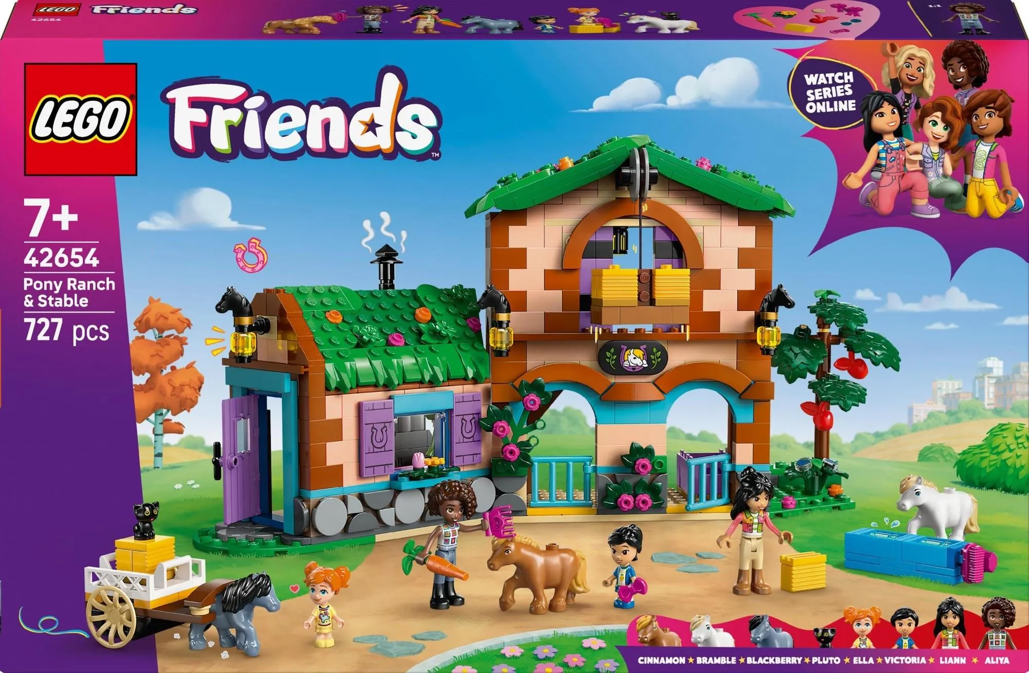 Конструктор LEGO Friends 42654 Ранчо пони и конюшня