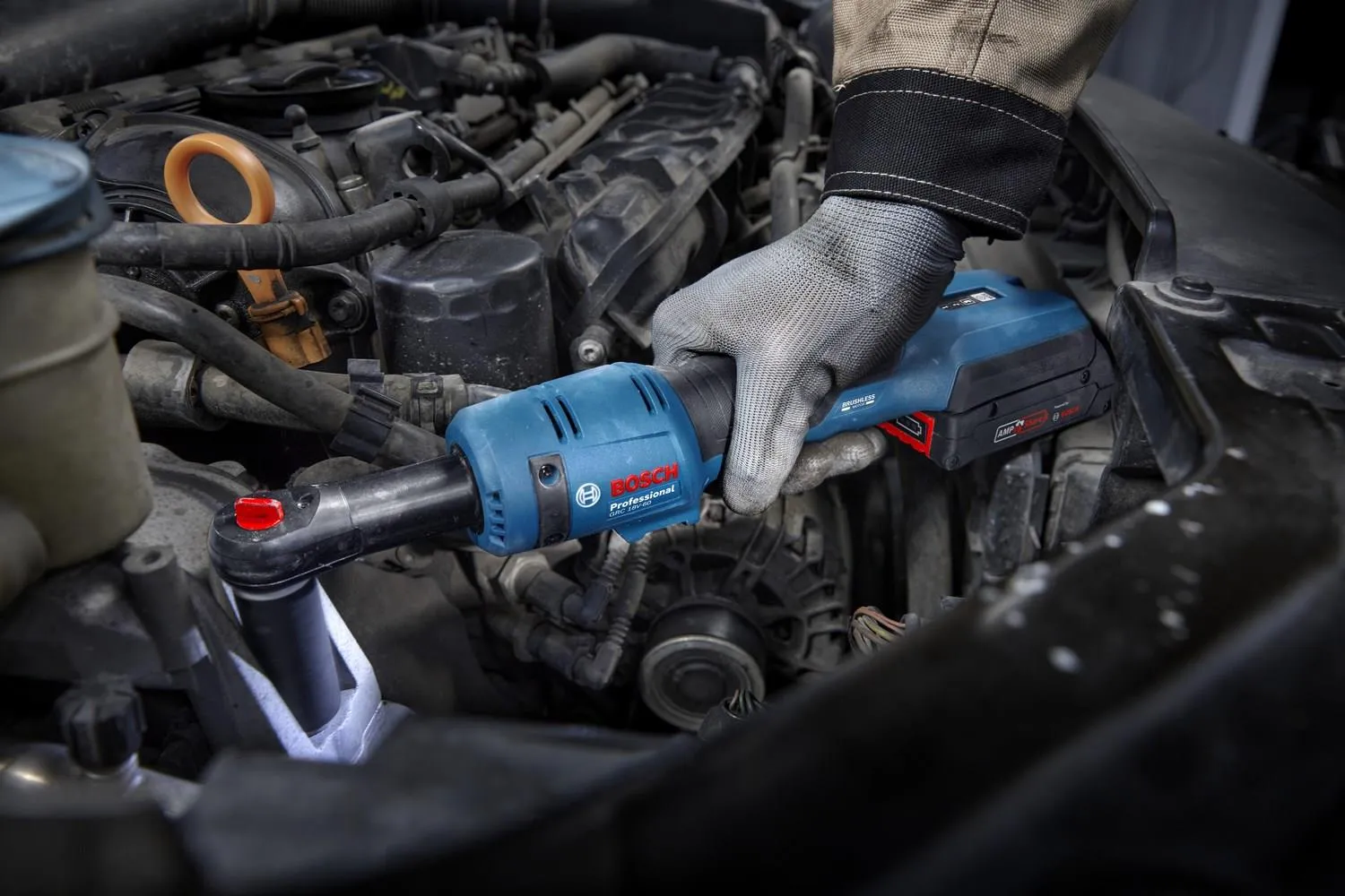 Аккумуляторный заклёпочник Bosch GRC 18V-60 Professional 06019N8002