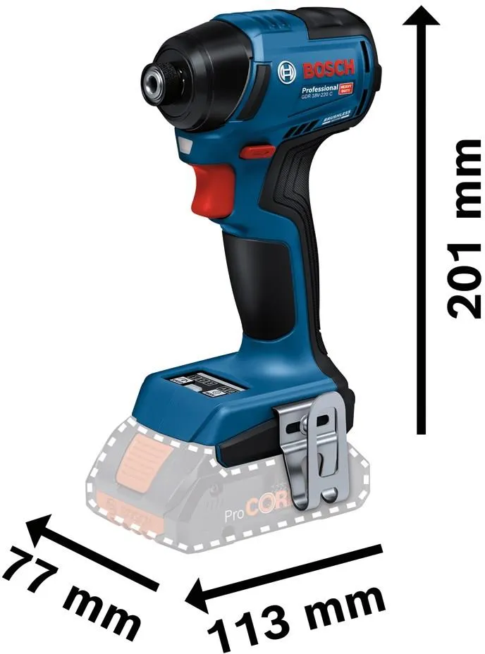 Ударный гайковерт Bosch GDR 18V-220 C Professional 06019L6000